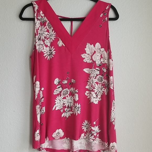 Maurices Ladies Floral Summer Top Sz L - Picture 2 of 5